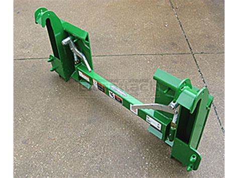 install skid steer adapter on john deere loader|farm loader quick hitch adapter.